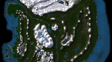 Карта мира Скайвуд (через JourneyMap)