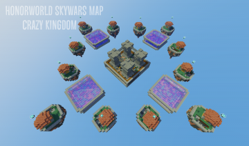Одна из наших карт на SkyWars (Её строили наши билдеры)