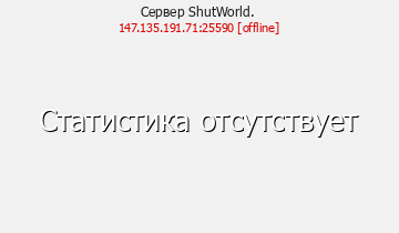 Сервер Minecraft ShutWorld.