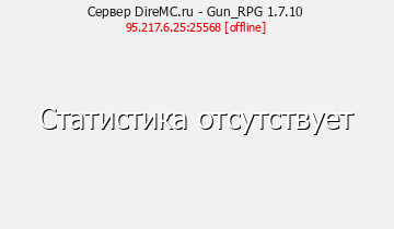 Сервер Minecraft DireMC.ru - Gun_RPG 1.7.10